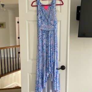 Lilly Pulitzer Moana Maxi in Boca Blue Fish Nautical Seahorse
